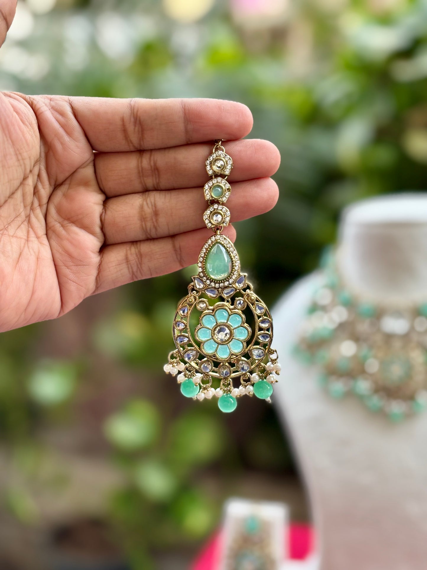 Mint Ashima Kundan Bridal Jewellery Set