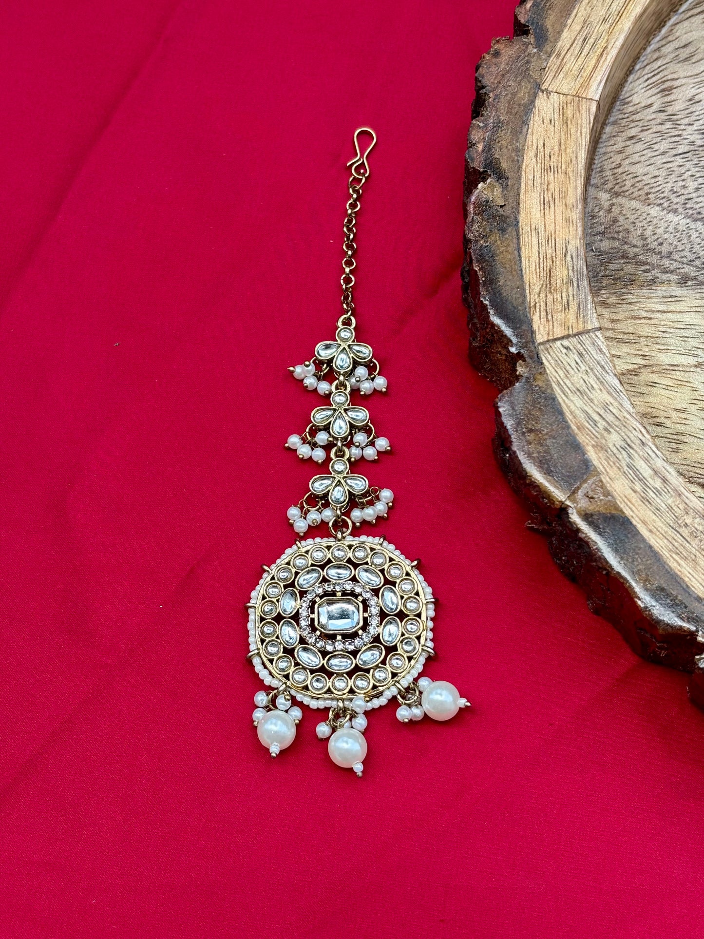 Ivory Zayana Kundan Bridal Jewellery Set