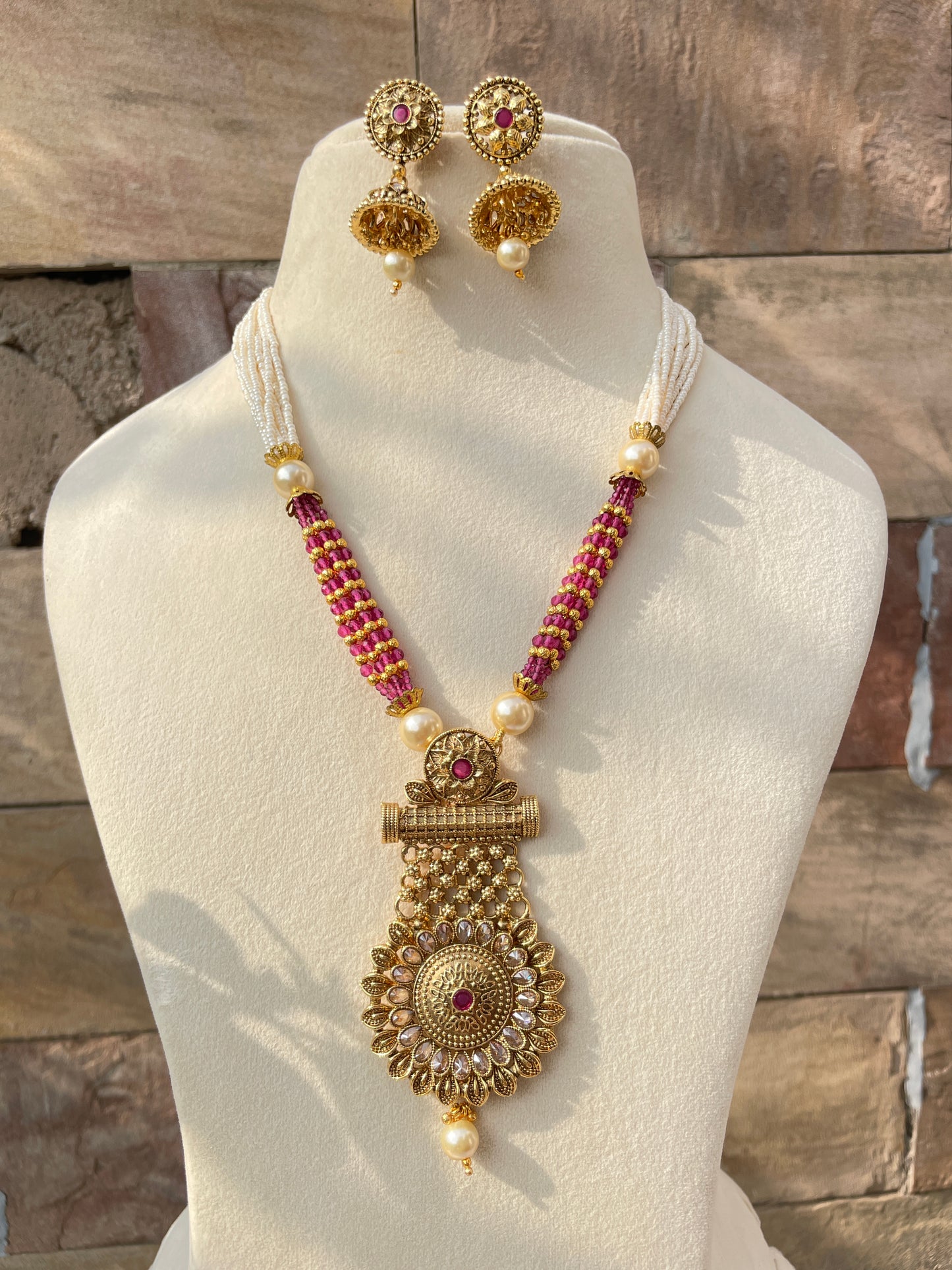 Rani Subhi Rajwadi Jewellery Set