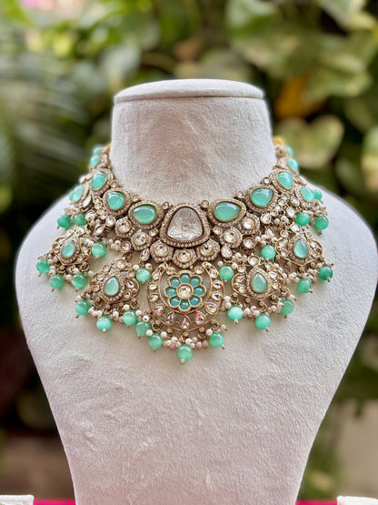 Mint Ashima Kundan Bridal Jewellery Set