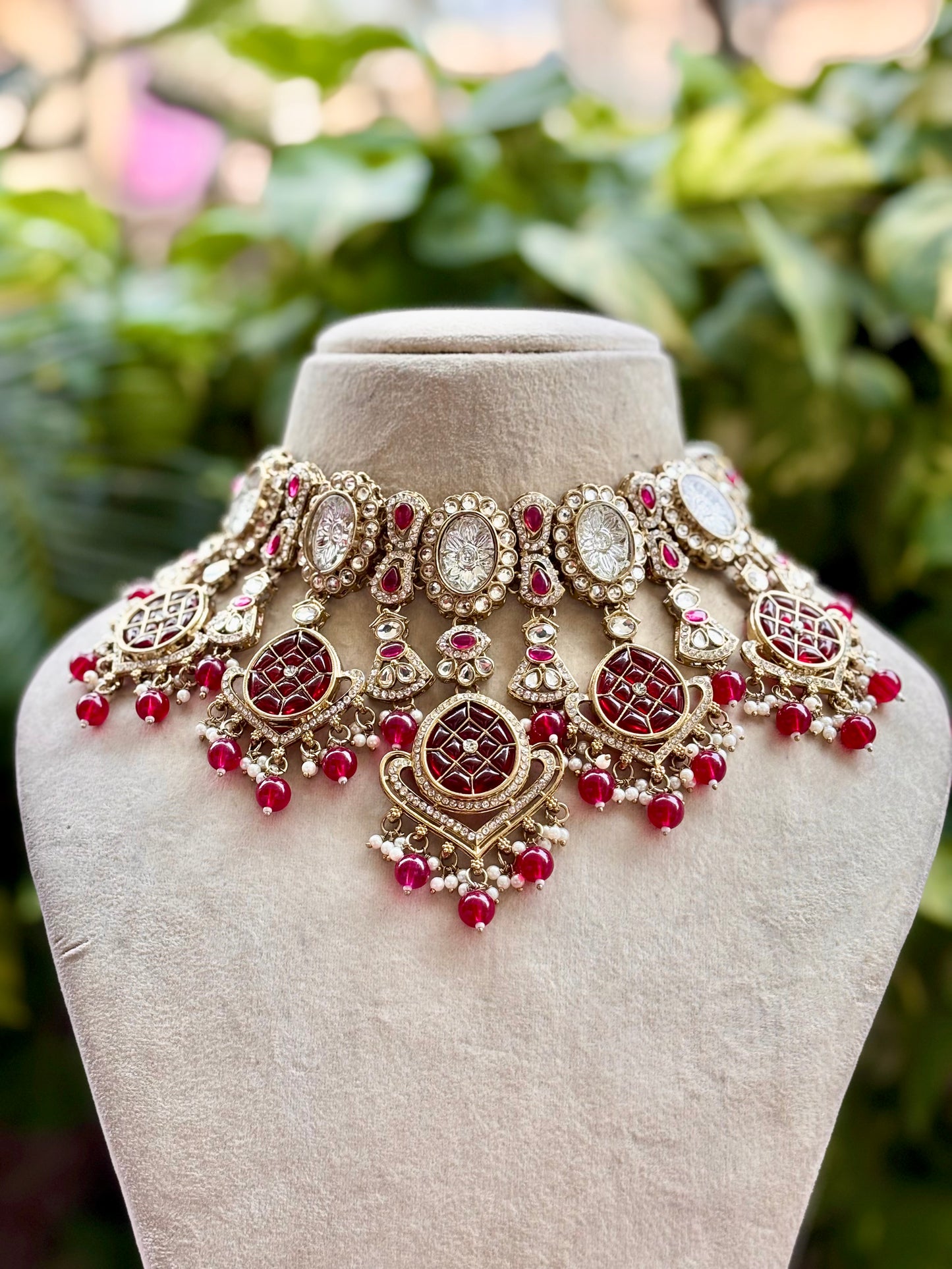 Ruby Naina Kundan Bridal Jewellery Set