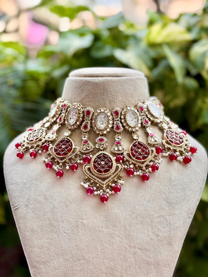 Ruby Naina Kundan Bridal Jewellery Set
