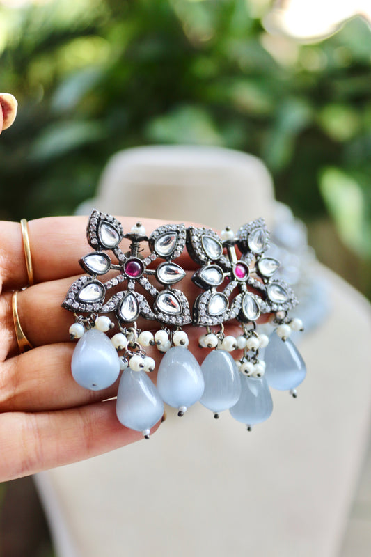 Grey Daya Antique Jewellery Set
