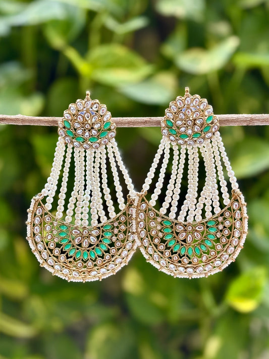 Antique Green Maya Danglers