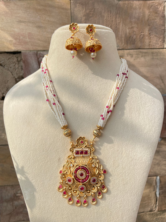 Rani Nora Rajwadi Jewellery Set