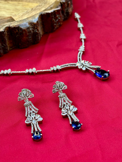 Blue Tara Zirconia Jewellery Set