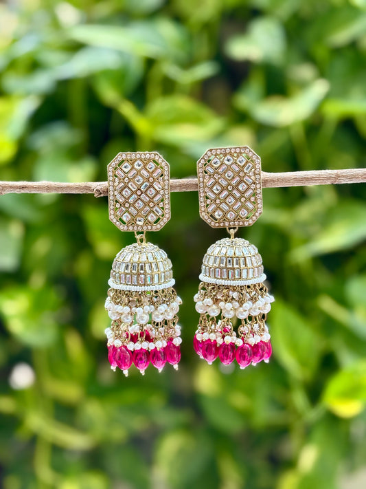 Ruby Sandya Jhumkis