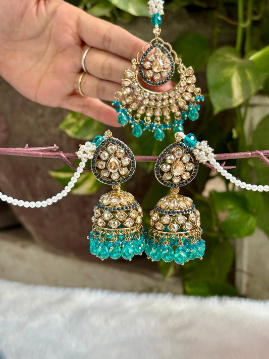 Turquoise Kiya Earrings Tika