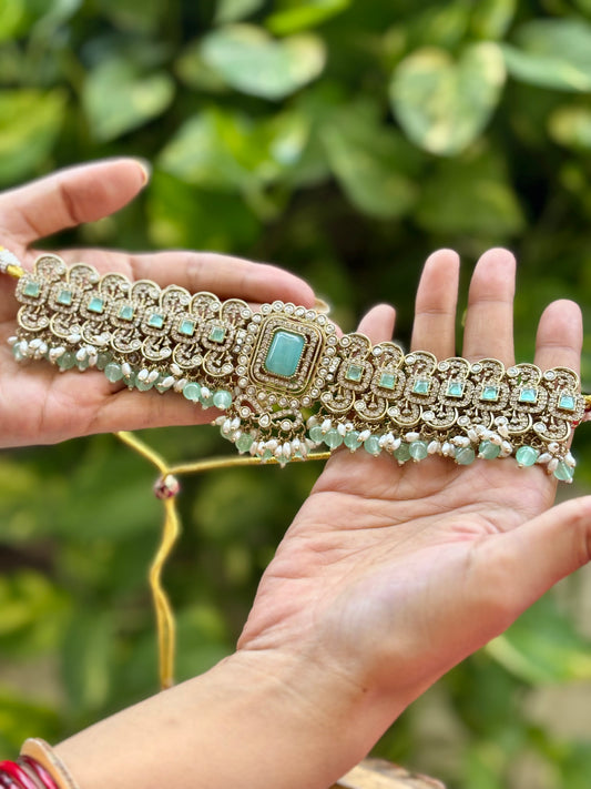 Mint Sharvi Choker Kundan Jewellery Set