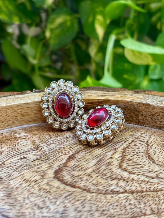 Antique Rani Iris Studs