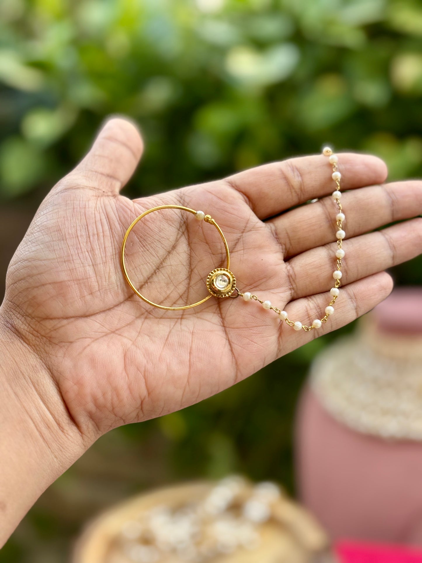 Ivory Naira Kundan Bridal Jewellery Set