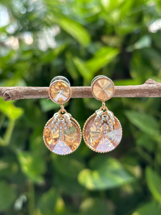 Antique Golden Ishita Earings