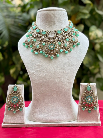 Mint Ashima Kundan Bridal Jewellery Set