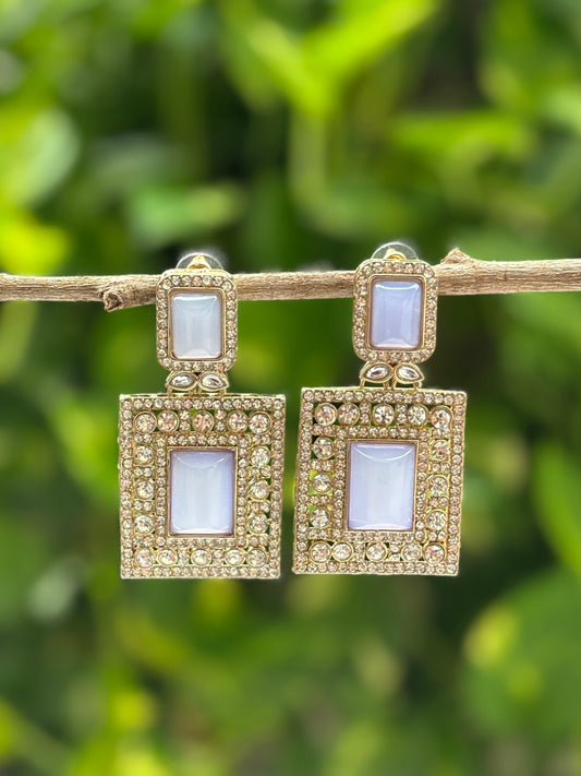 Lavender Advika Earings