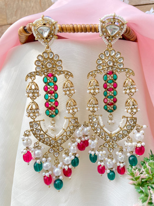 Ruby Green Moha Danglers