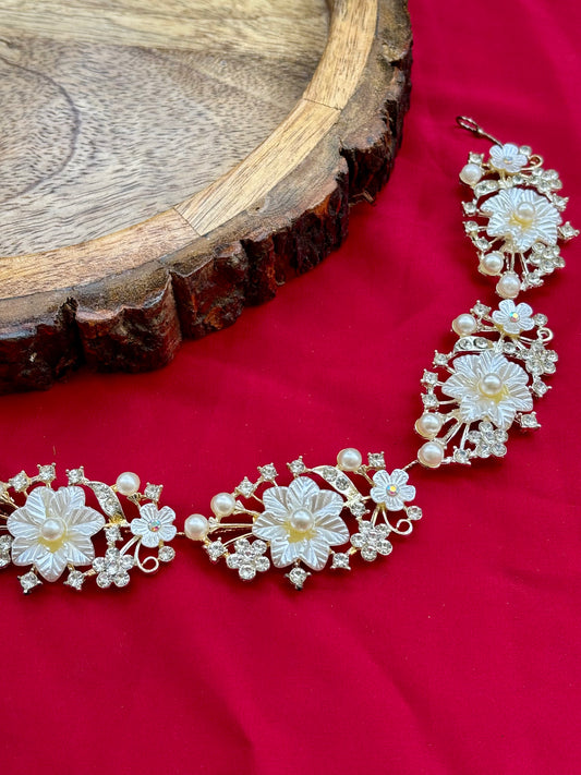 Pearl Kashi Hair Tiara
