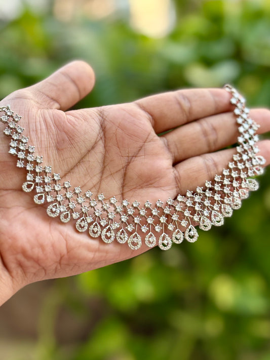 Saanvi Zirconia Jewellery Set