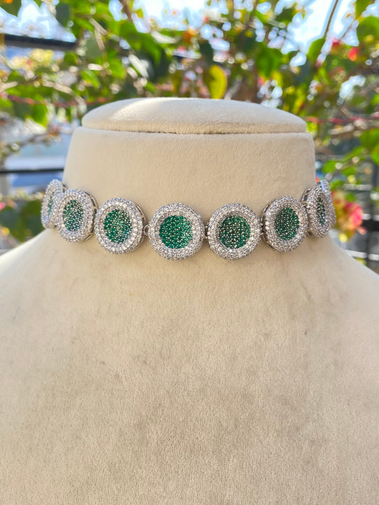 Emerald Mimi Zirconia Jewellery Set