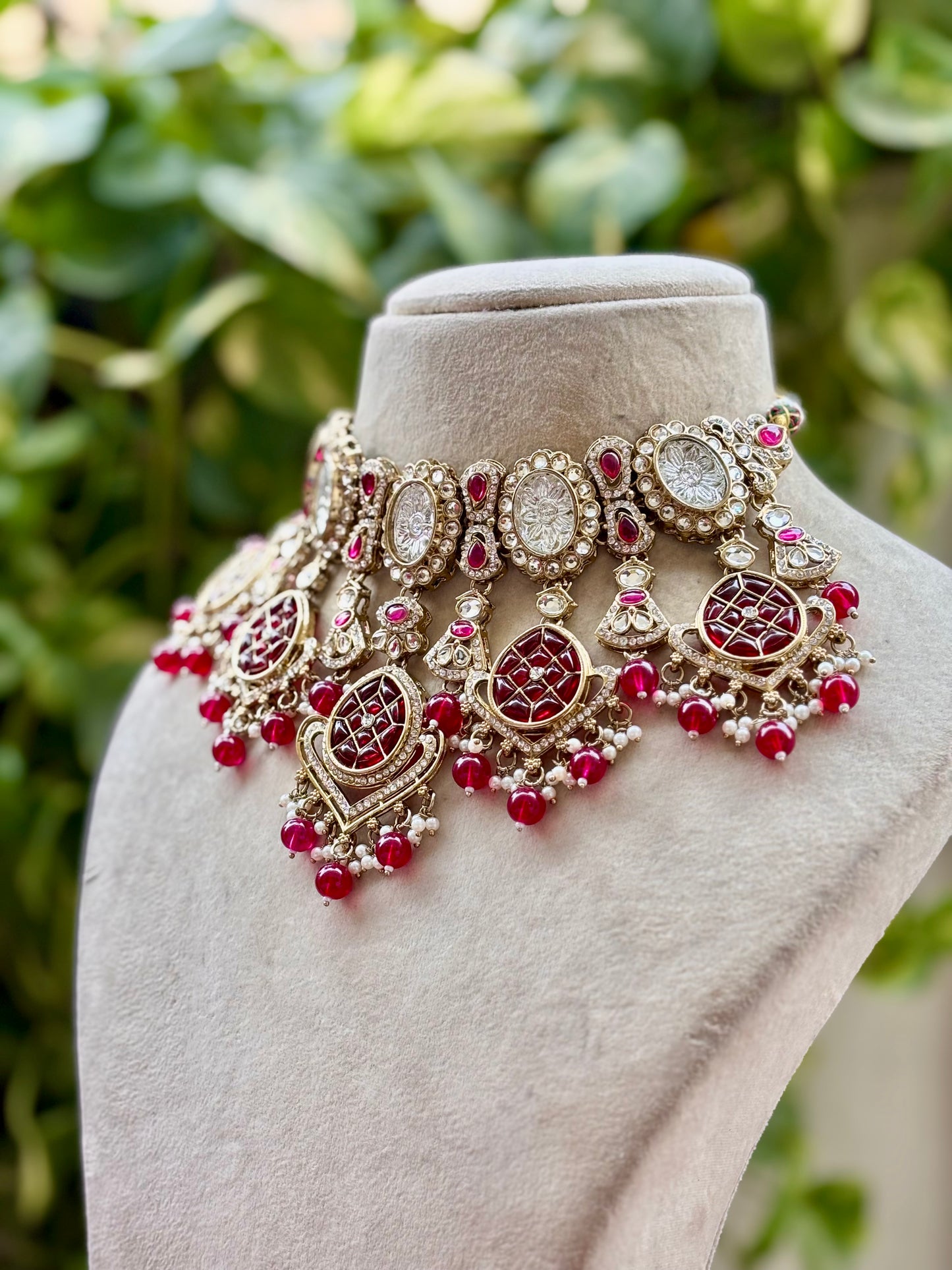 Ruby Naina Kundan Bridal Jewellery Set