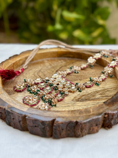 Multi Avni Kundan Jewellery Set
