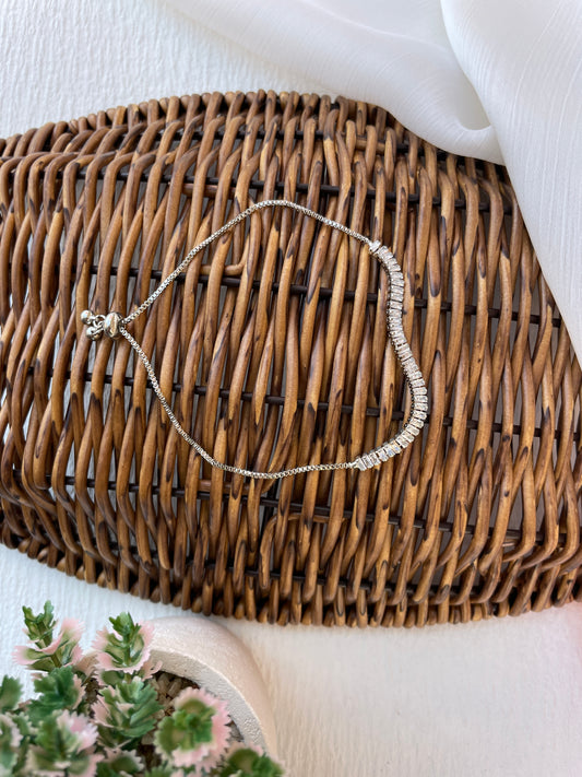 Silver Soni Zirconia Bracelet