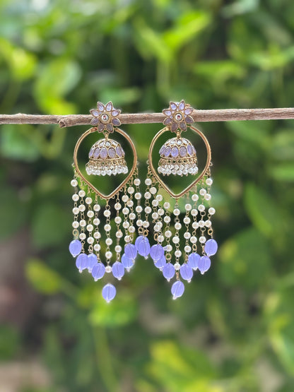 Lavender 3 in 1 Earrings Set