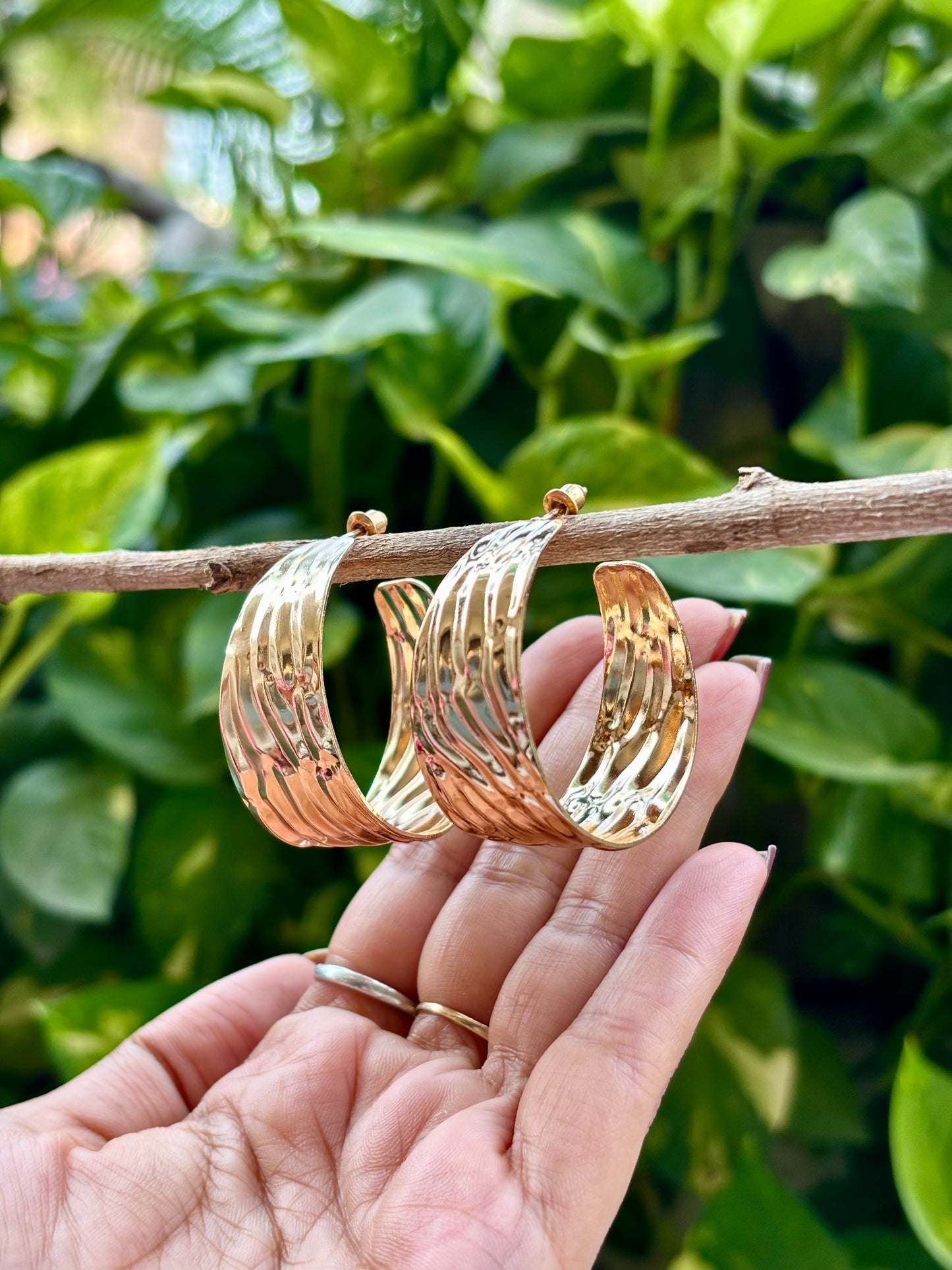 Antique Golden Selene Earings