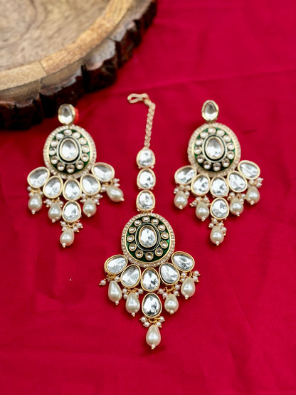 Ivory Samaya Kundan Bridal Jewellery Set