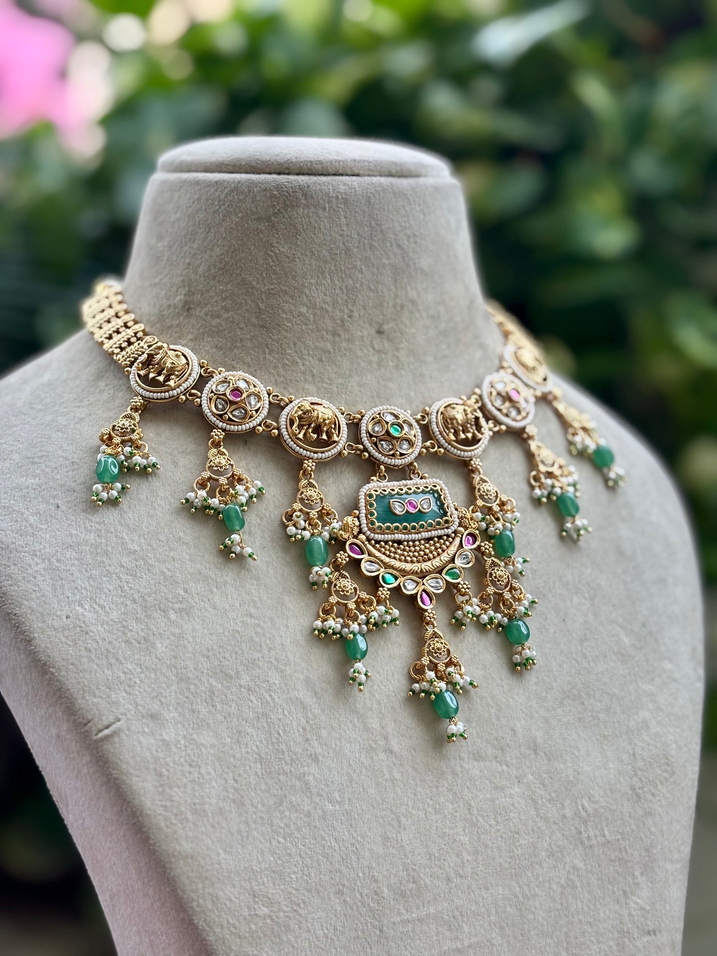 Multicolour Kayra Heritage Jewellery Set