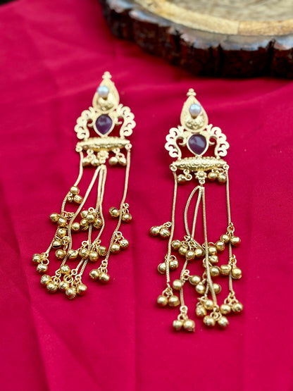 Antique Sofi Kashmiri Earrings