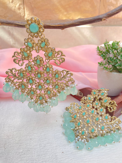 Mint Amba Danglers