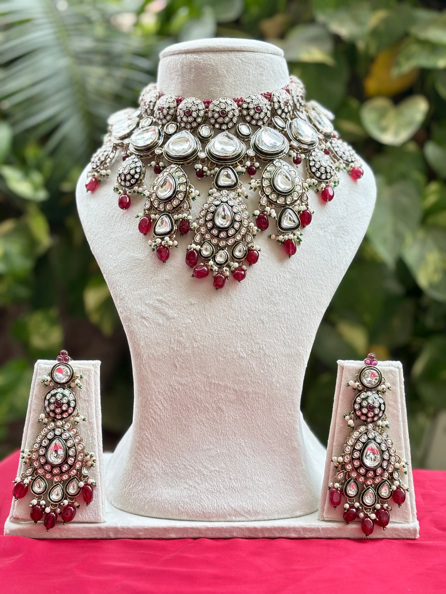 Antique Naima Kundan Bridal Jewellery Set
