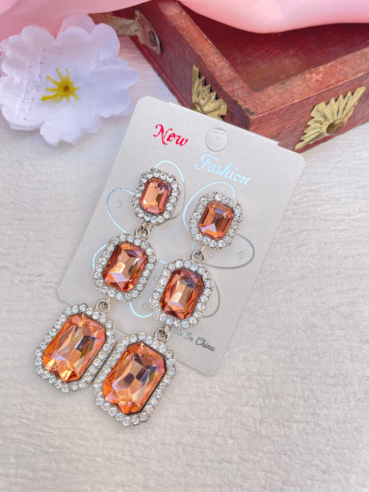 Orange Liva Earrings
