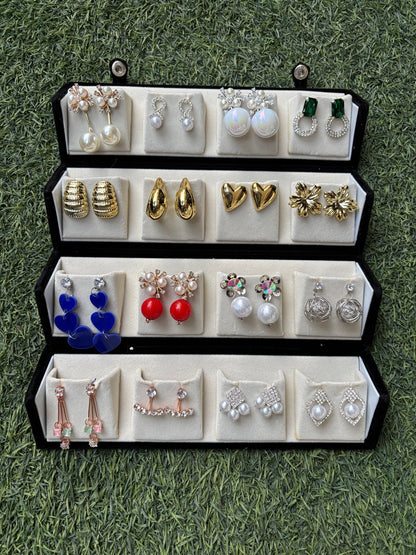 Premium 16pcs Western Earrings Box Gift Set