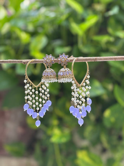 Lavender 3 in 1 Earrings Set