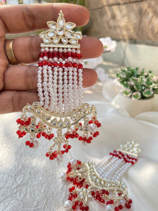 Red Ishita Danglers