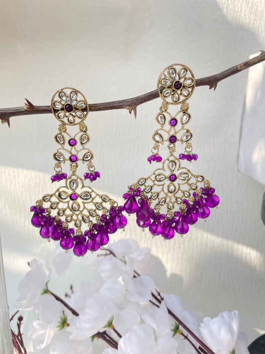 Purple Eshita Danglers