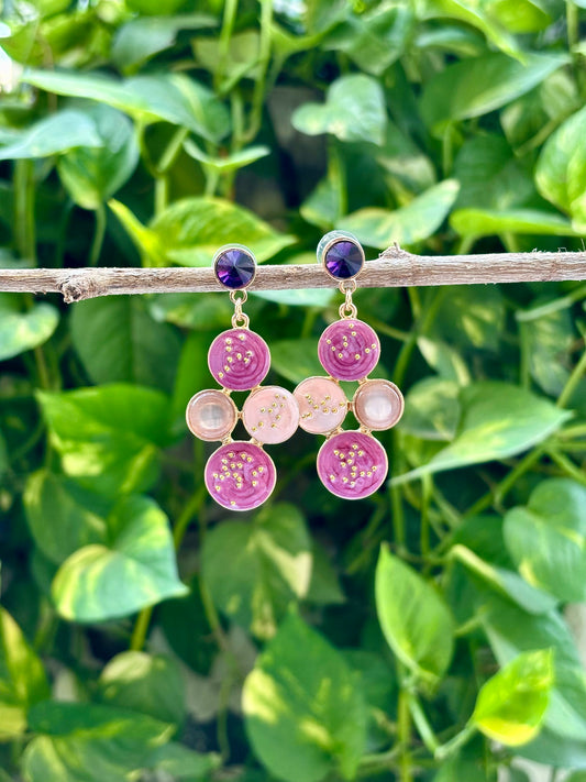 Purple Aria Earings