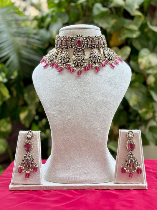 Ruby Amara Kundan Bridal Jewellery Set