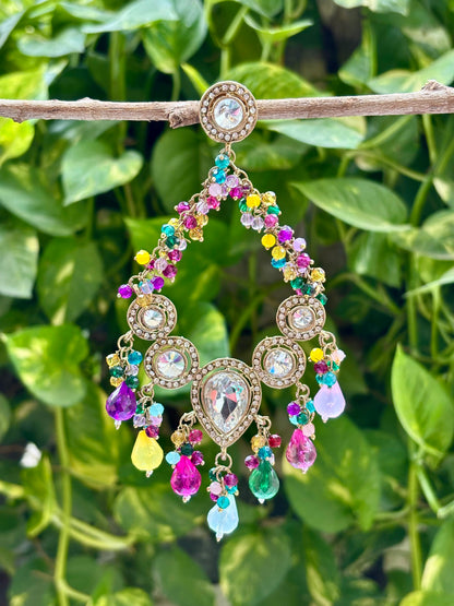 Kundan Multi Aria Danglers