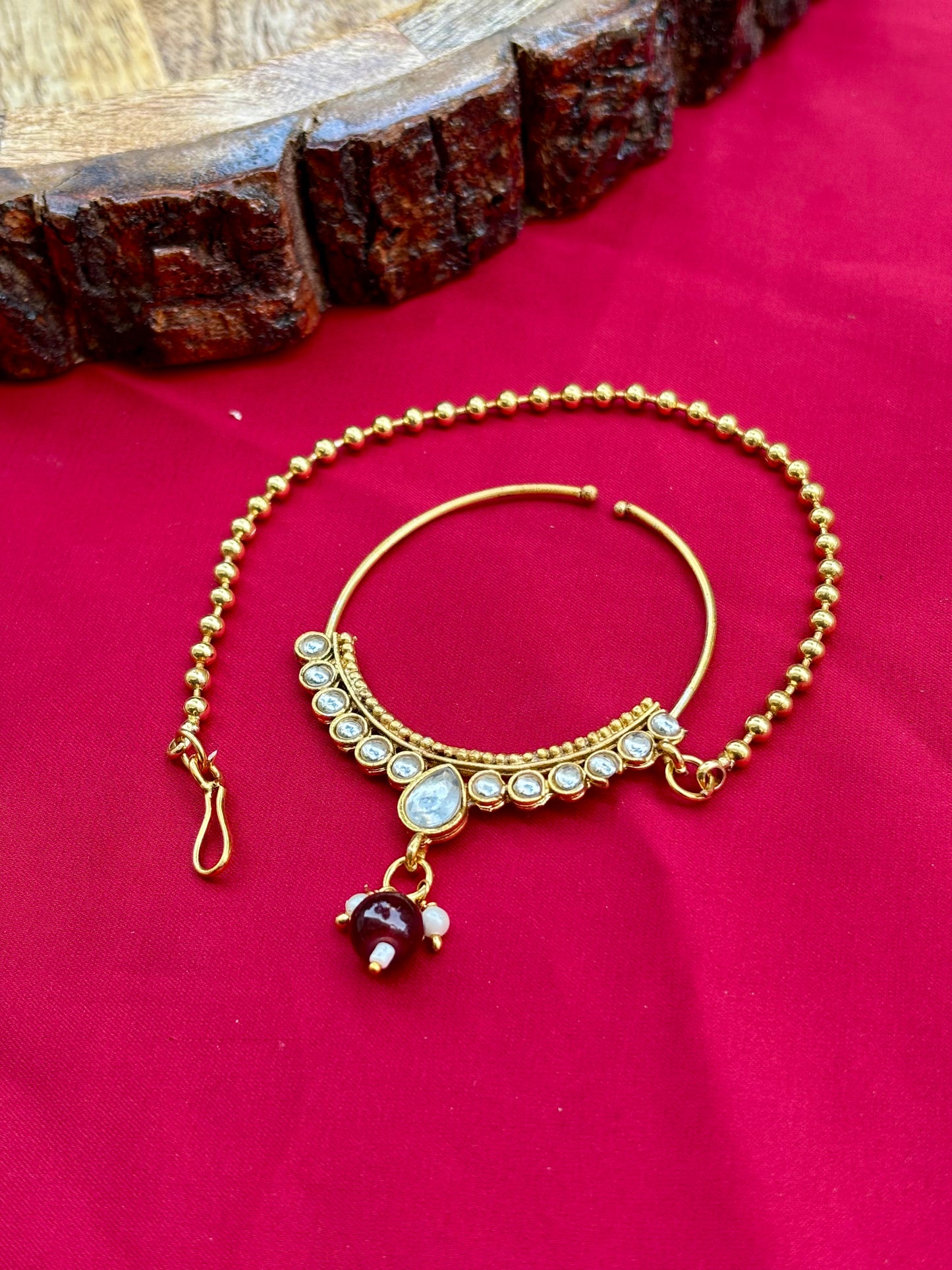 Multicolour Amly Kundan Bridal Jewellery Set