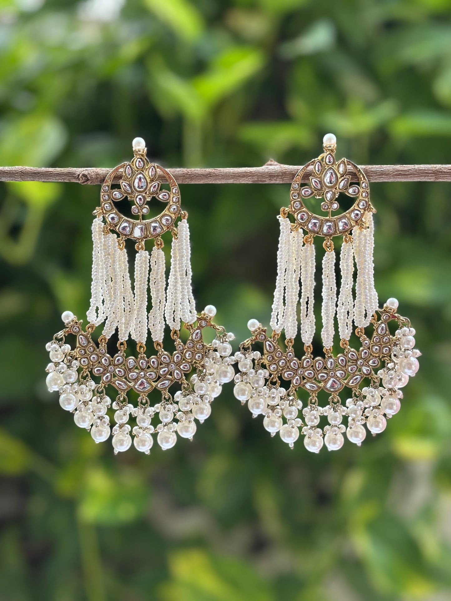 Antique Ivory Ziya Danglers