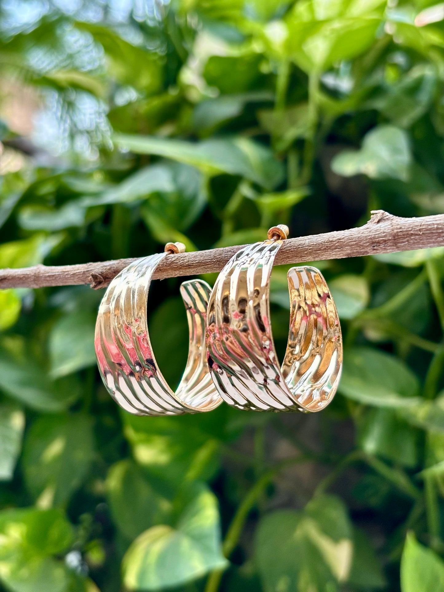Antique Golden Selene Earings