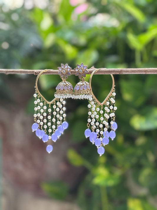 Lavender 3 in 1 Earrings Set