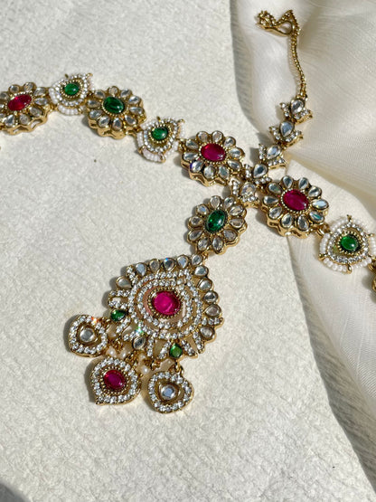 Multicolour Nisha Complete Bridal Jewellery Set