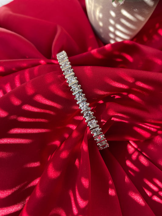 Silver Olivia Zirconia Bracelet