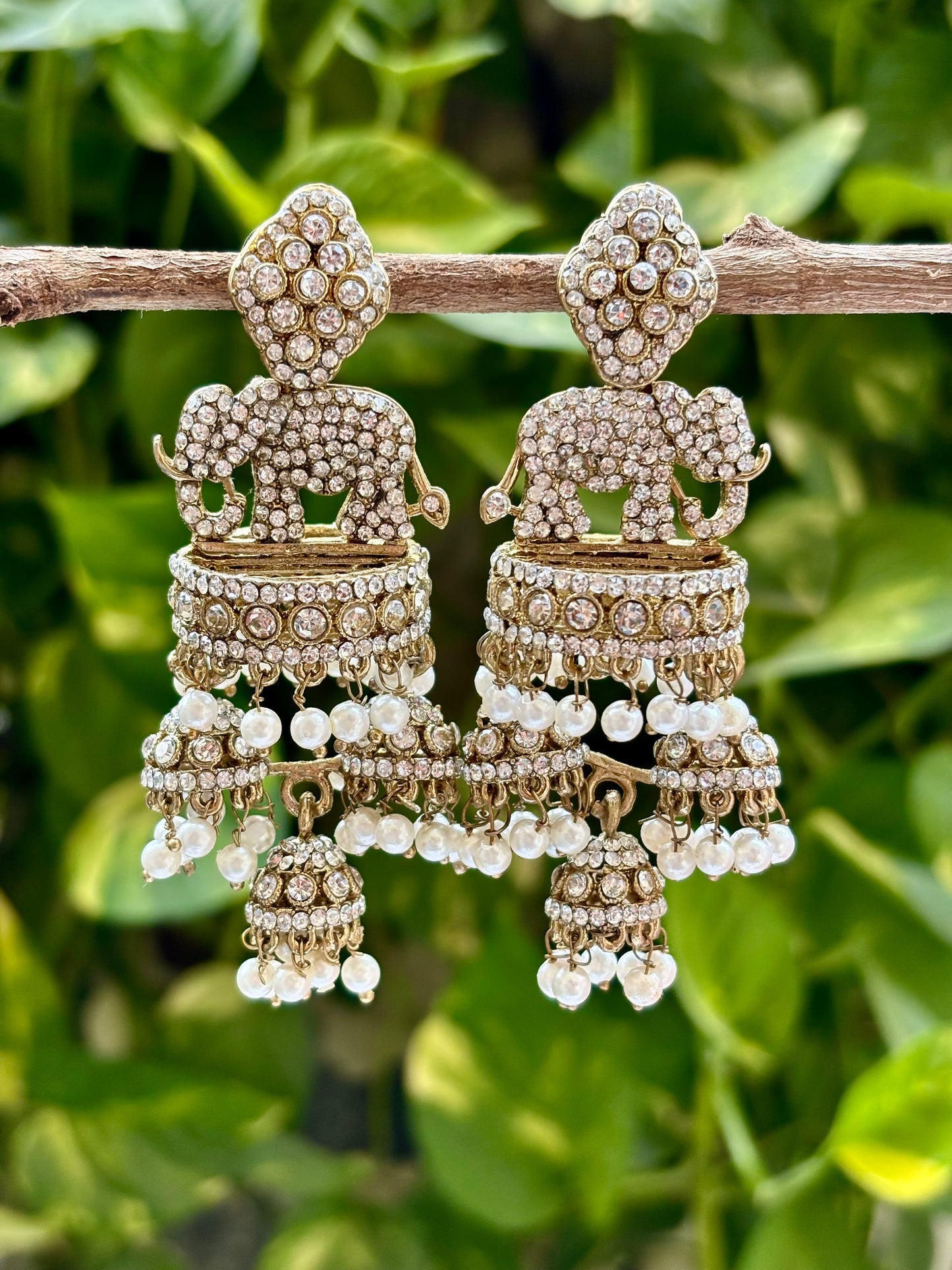 Antique Elephants Jhumkis