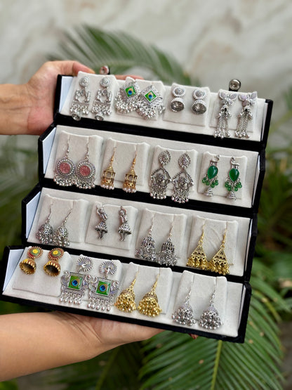Premium 16pcs Jhumka Box Gift Set | Assorted