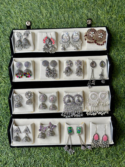Premium 16pcs Jhumka Box Gift Set
