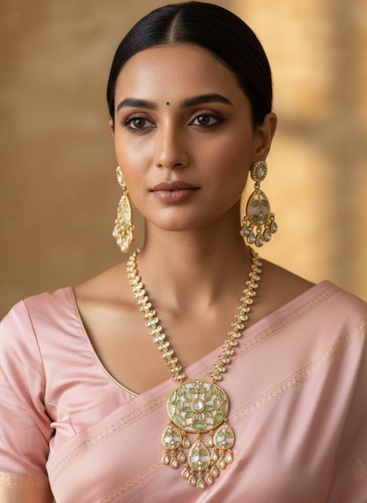 Mehira Kundan Long Necklace